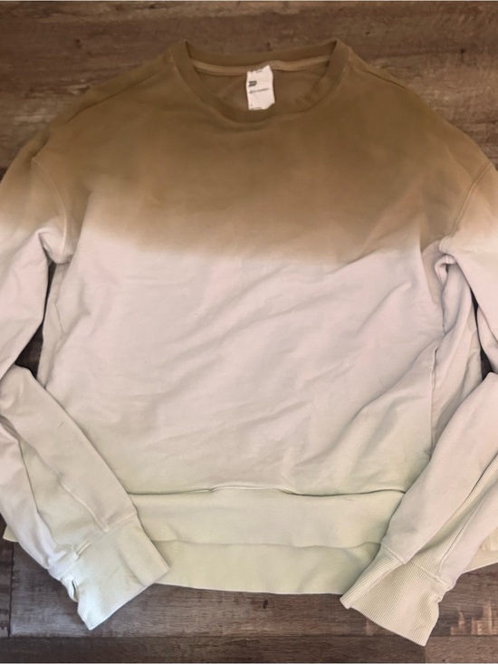 all in motion Sweaters - Women’s Ombre Crewneck Sweater - Brown to Mint
